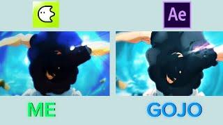 my blurrr app vs after effects [Edit/AMV] @GOJO REMAKE