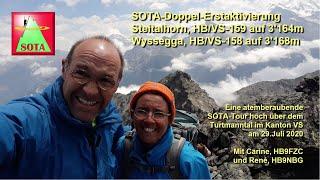 Steitalhorn, HB/VS-159 + Wyssegga, HB/VS-158 - eine SOTA-Doppel-Erstaktivierung der Extraklasse