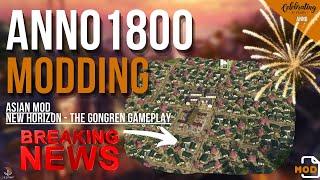 Anno 1800! New Horizon! Asien MOD! Alpha Gameplay Video 2023!