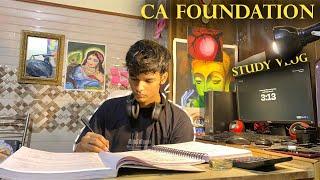 Life of a CA Aspirant | CA Foundation Study Vlog