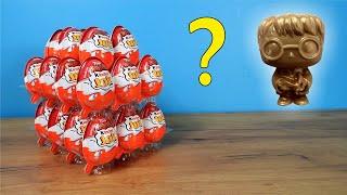 Looking for Golden Harry Potter in a box of Kinder eggs!