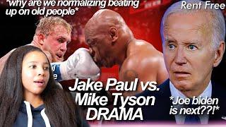 Jake Paul vs Mike Tyson ACTUAL FIGHT HIGHLIGHTS | Reaction