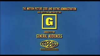 MPAA Rating Card (G, 1969)