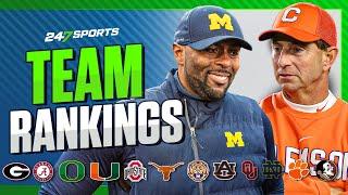 Class of 2024 Team Rankings — Top 30 | Who OWNS Recruiting? | Alabama, Ohio State, LSU