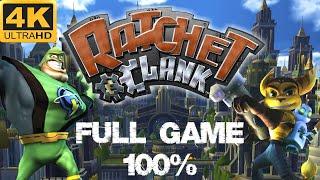 Ratchet & Clank - Full Game 100% Longplay Walkthrough 4K 60FPS