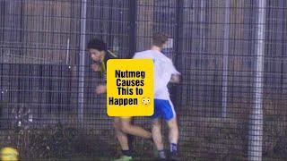 The Nutmeg makes player rugby tackle after football scouts tv vs kloppy seconds 5aside football