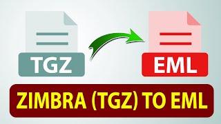 Zimbra Export To EML | Zimbra Mail Converter |