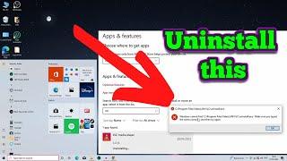Can't Uninstall Program from windows 10 or Windows 11 ? Not A Problem #windows10 #windows11#software