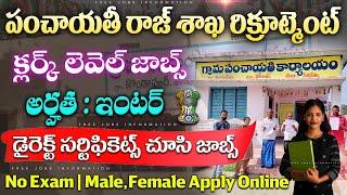 NO EXAM, పంచాయతీ రాజ్ శాఖ లో జాబ్స్ | NIRDPR Recruitment 2025 || Latest jobs in telugu || Job Search