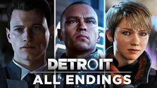 ALL 99+ ENDINGS (ALL SECRET ENDINGS) COMPLETED - DETROIT BECOME HUMAN
