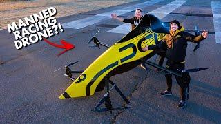 First Manned Aerobatic RACING Drone - Will it FLIP? 