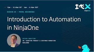 Primal Beginnings: Introduction to Automation in NinjaOne