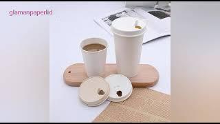 Disposable paper lids for paper cups -glamanpaperlid