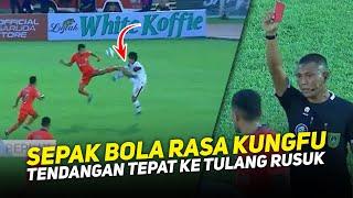 Liga 1 Menjadi-jadi!! Borneo FC Vs Arema Saling Sepak, Wasit Keluarkan 2 Kartu Merah Sekaligus