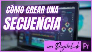 ¿Cómo crear una secuencia en Adobe Premiere?