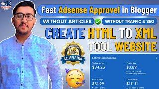  Fast Google AdSense Approval (WITHOUT ARTICLES) on Blogger - How to Make Tool Website In Blogger