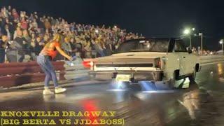 JJ's arm drop | Testing at Knoxville Dragway (Big Berta vs jjdaboss) #MSO #jjsarmdrop #BigBerta