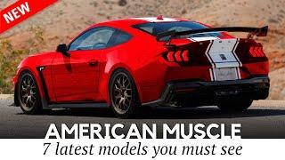 7 All-New Muscle Cars by American Performance Automakers (2025 Lineup with Prices)