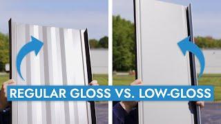 Regular vs. Low-Gloss Metal Panels: Is There Really a Difference?