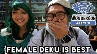 FEMALE MIDORIYA HIT ME WITH THAT 10%  | WONDERCON VLOG