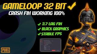 Gameloop 32-bit Crash Fix & Lag Fix 100% Working 2025 - Pubg Mobile 3.7 Update - M.T.D.Professor Yt