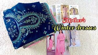 New winter dress designing ideas for Mother's /Casual & Stylish mother winter suit's