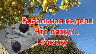 Вязальная неделя. Что вяжу? Покажу... #вязание #чтовяжу #новыйпроцесс