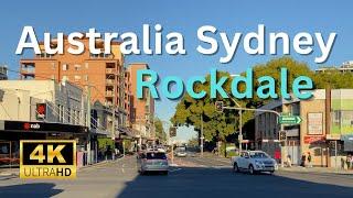 【4K Walk】Walking in Rockdale on a Sunny Day in Sydney Australia 2023