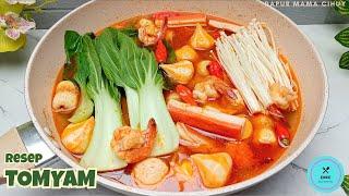 Resep TOMYAM SEAFOOD MUDAH & ENAK || STEAMBOAT RUMAHAN || Super Segeer & Guriih || Enaknya Poll ️