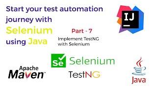 How to Implement TestNG using Selenium | Part 1 | What is TestNG? | Basic Annotation | InteliJ