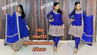 Old outfit reformation day 2/50 - Rakhi outfit from Old Anarkali Gown