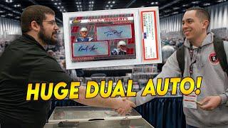 Buying a RARE Tom Brady Dual Auto At The Chantilly Card Show 