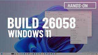 Windows 11 build 26058: NEW Pointer Indicator, Widgets redesign, File Explorer menu labels, more