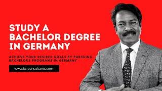 Study a Bachelor Degree in Germany | Study abroad | Bachelor's in germany 2024 | KCR CONSULTANTS