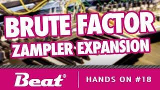 Demo: Beat Zampler Expansion Brute Factor - Arturia Minibrute 2 Sampler Patch | Hands On #18