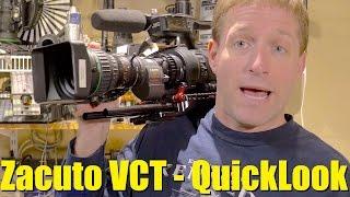 QUICKLOOK: Zacuto VCT Universal Plate v1 - Use DSLRs, Small Cameras on your shoulder with ease!