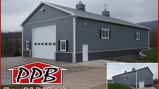 42' W x 80' L x 18' H - Garage by Pioneer Pole Buildings, Inc.