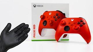 Xbox Series X Controller Pulse Red Unboxing - ASMR