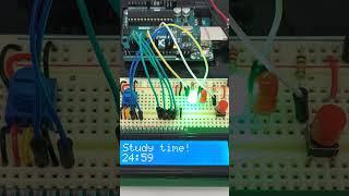 Arduino Pomodoro Study Timer