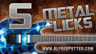 5 Metal Guitar Licks