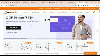 Buy Domain and Website Hosting at Modest Prices - BigRock