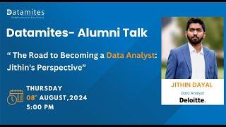 Alumni Talk : Jithin's Road to become a Data Analyst