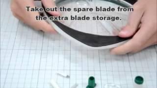 Morn Sun Circle Cutter   how to change the blade