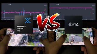 iPhone 12 vs S20 Plus Gaming Test Call of Duty COD Mobile | A14 iOS 14.2 vs Exynos 990 OneUI 3.0