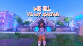 Me IRL vs My Avatar(in Roblox) || Roblox trend