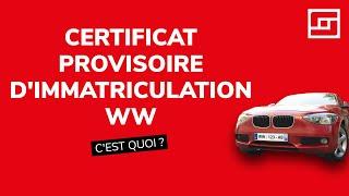 Certificat provisoire d’immatriculation : qu’est-ce que c’est ?