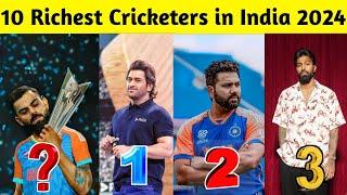 Top 10 Richest Cricketers in India 2024 | Virat Kohli, Ms Dhoni, Hardik Pandya, Rohit Sharma