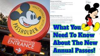 Annual Passes 2023| Everything you need to know! Full Disney World Annual Pass Line-up!