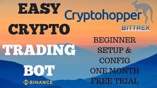 Cryptohopper | Beginner setup for Signals | Easy trading BOT Binance Bittrex