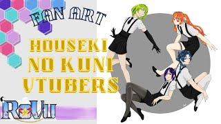 Fan Art Friday - Houseki no Kuni squad [Speedpaint]